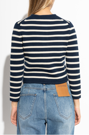 Theory Cardigan with stripe pattern