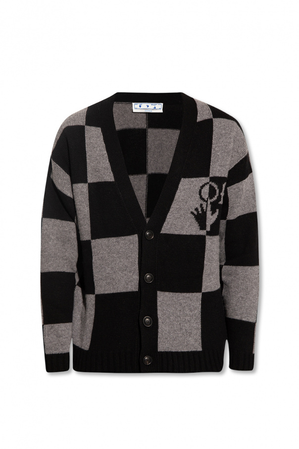 Off-White Cardigan with logo