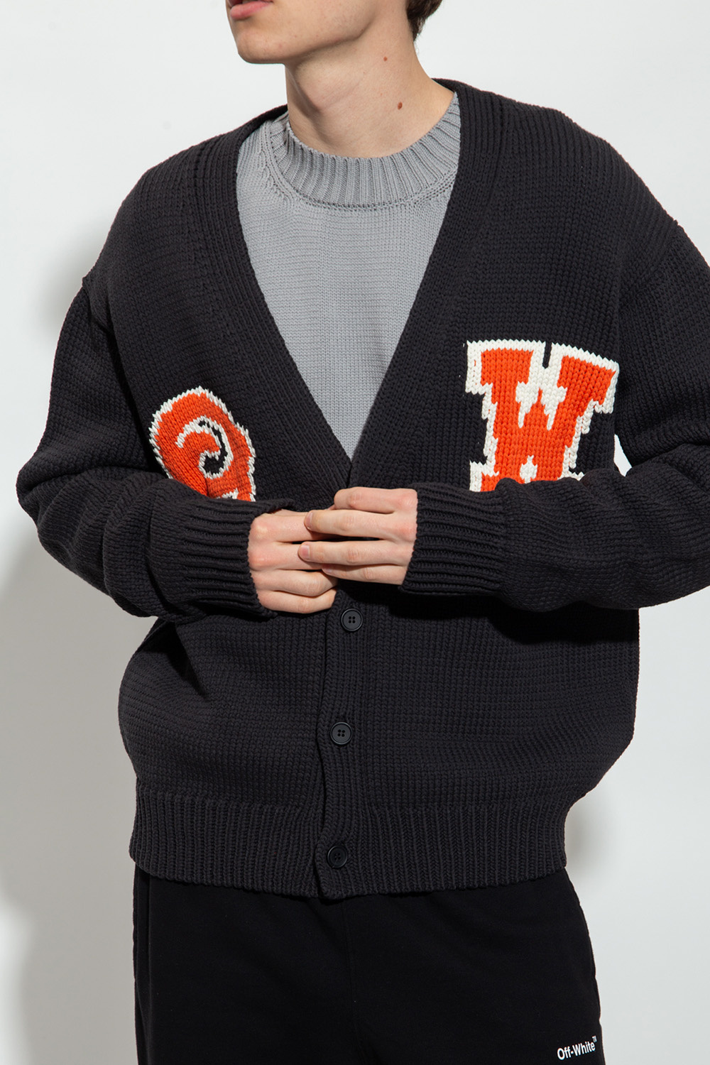 Off-White Embroidered cardigan