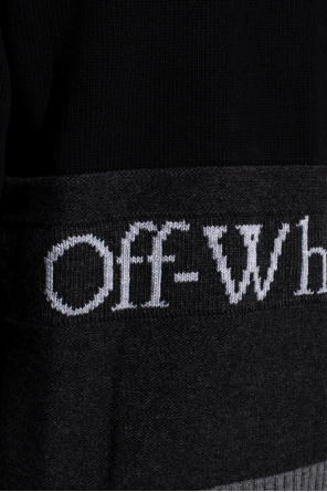 Off-White Pullover mit Perlen Schwarz