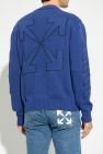 Off-White BLUE Sweater with arrow motif