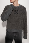 Off-White Criminal Damage colourblock sweatshirt in black and grey