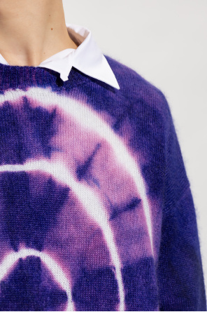 Off-White Sweter z efektem ‘tie-dye’