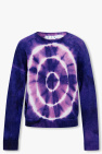 Off-White PURPLE Tie-dyed sweater