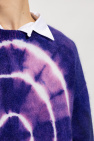Off-White PURPLE Tie-dyed sweater