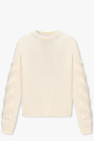 Off-White cream Sweater with logo
