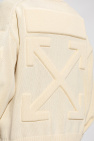 Off-White cream Sweater with logo