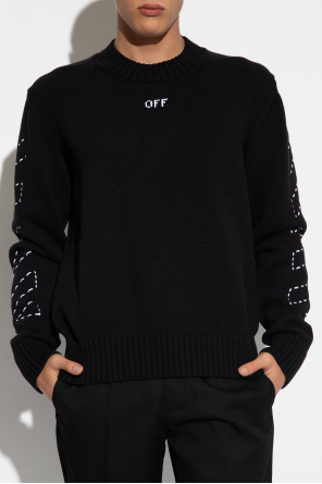 Off-White Sweter z logo