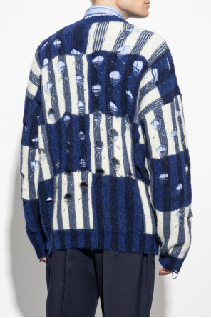 Off-White modelo sweater with vintage effect