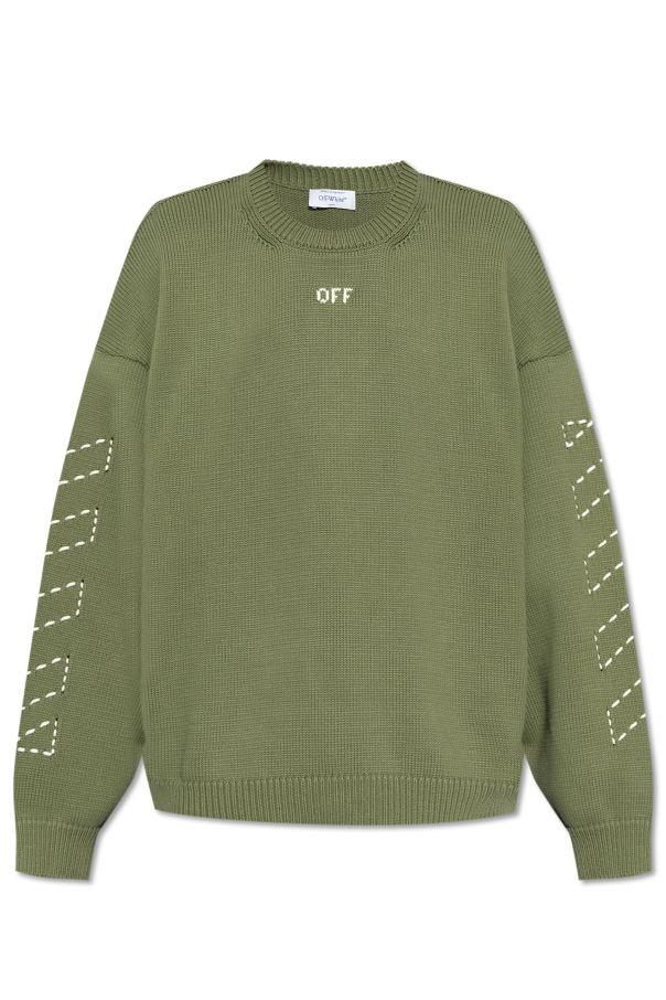 Off-White Sweter z logo