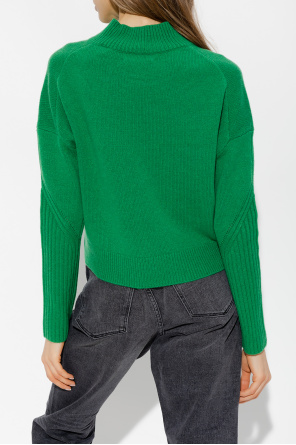 AllSaints ‘Orion’ cashmere logo-print sweater