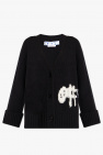 sacai contrasting trim wool sweater item