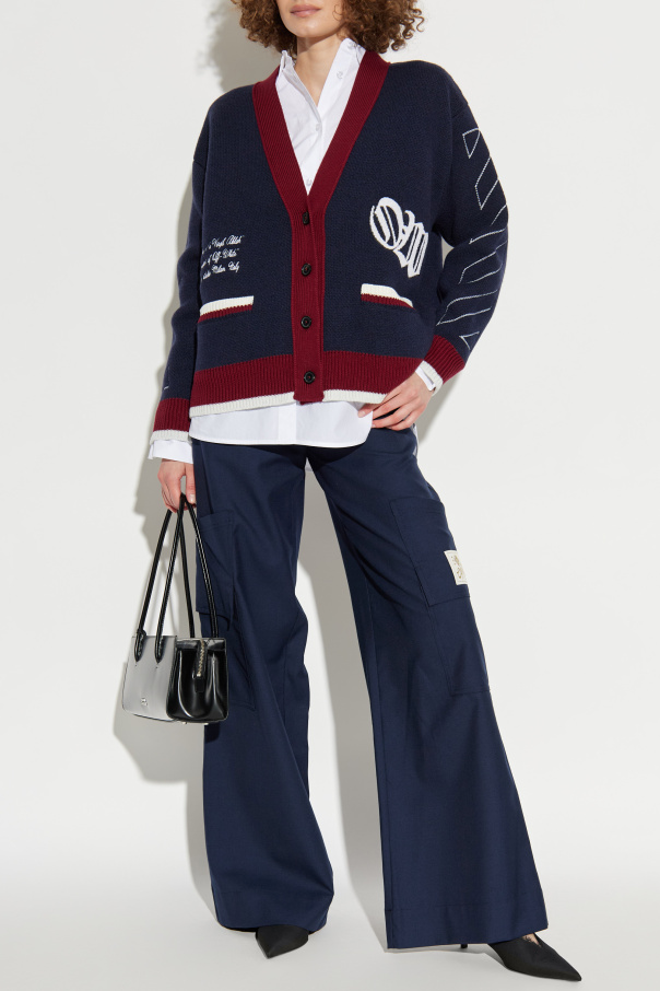 Off-White Cardigan with pockets