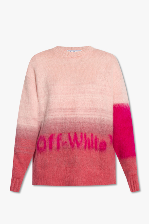 Off-White T-shirt in maglia cashmire