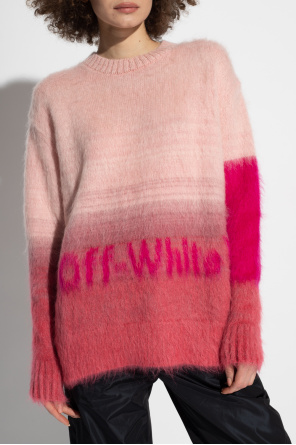 Off-White The Ragged Priest Crop T-shirt met ketting