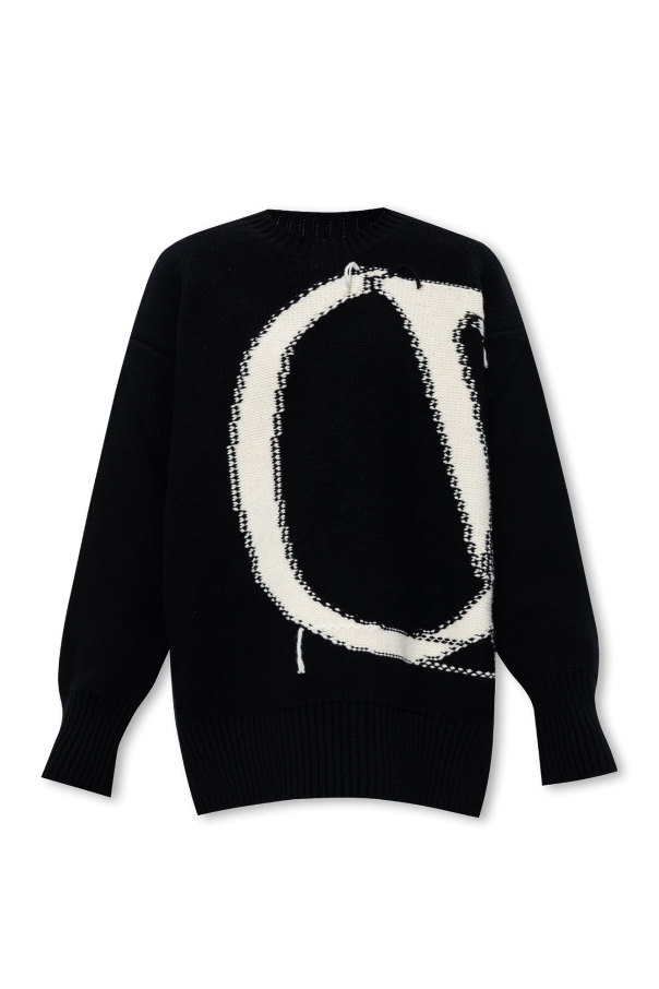Off-White Sweter z monogramem