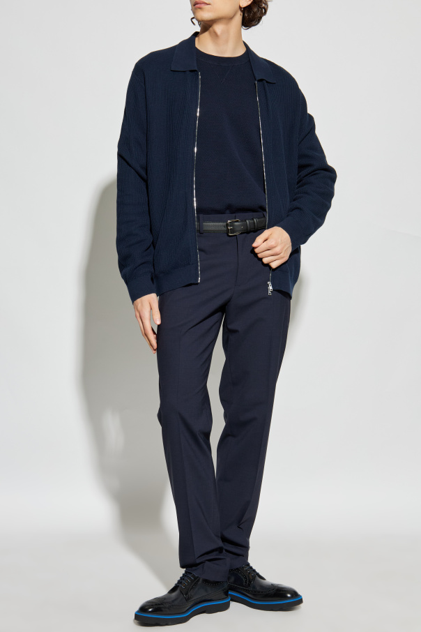 Theory Cotton sweater with a crew neck