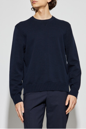 Theory Cotton sweater with a crew neck