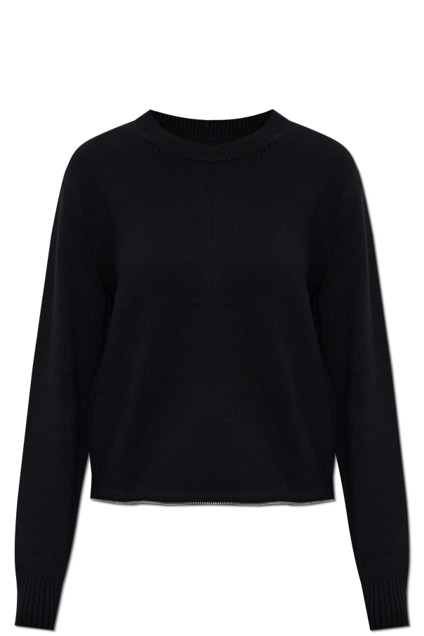 Sweater with decorative zipper od Helmut Lang