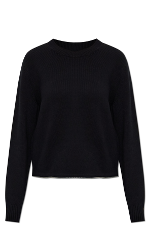 Sweater with decorative zipper