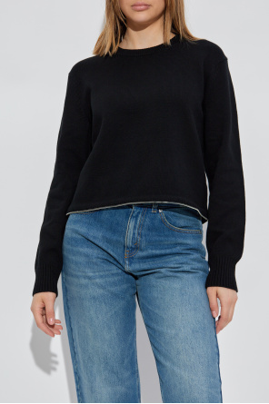 Helmut Lang Sweater with decorative zipper
