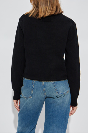 Helmut Lang Sweater with decorative zipper