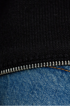Helmut Lang Sweater with decorative zipper