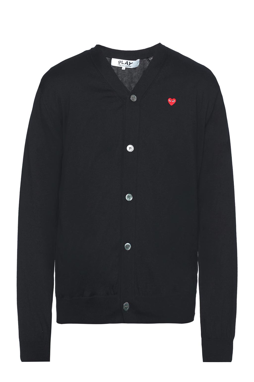 Comme des Garcons Play Logo-embroidered cardigan