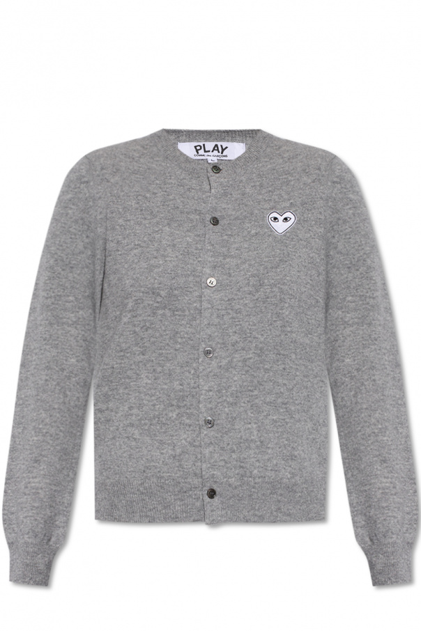 Robe Sportswear Grise à Capuche Wool cardigan