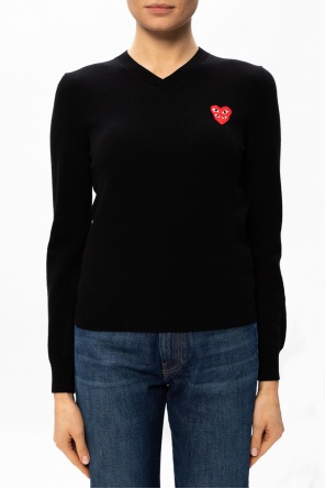 Comme des Garçons Play Sweater with logo