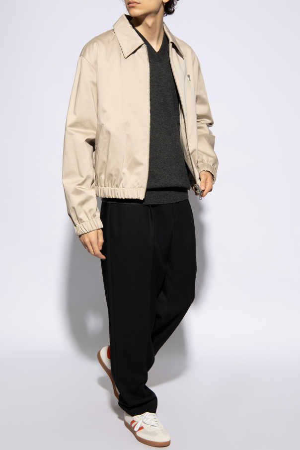 Comme des Garçons Play Phase Eight Cream Kailey Suede Jacket