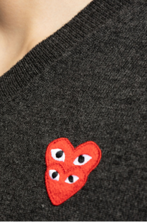 Comme des Garçons Play Balance Sweater with logo