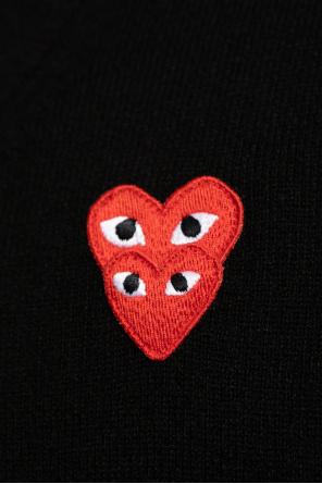 Comme des Garçons Play Sweter z logo