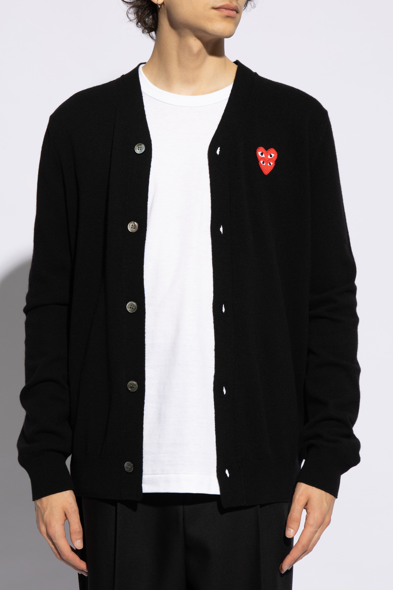 Comme des Garçons Play logo-print sweater with logo