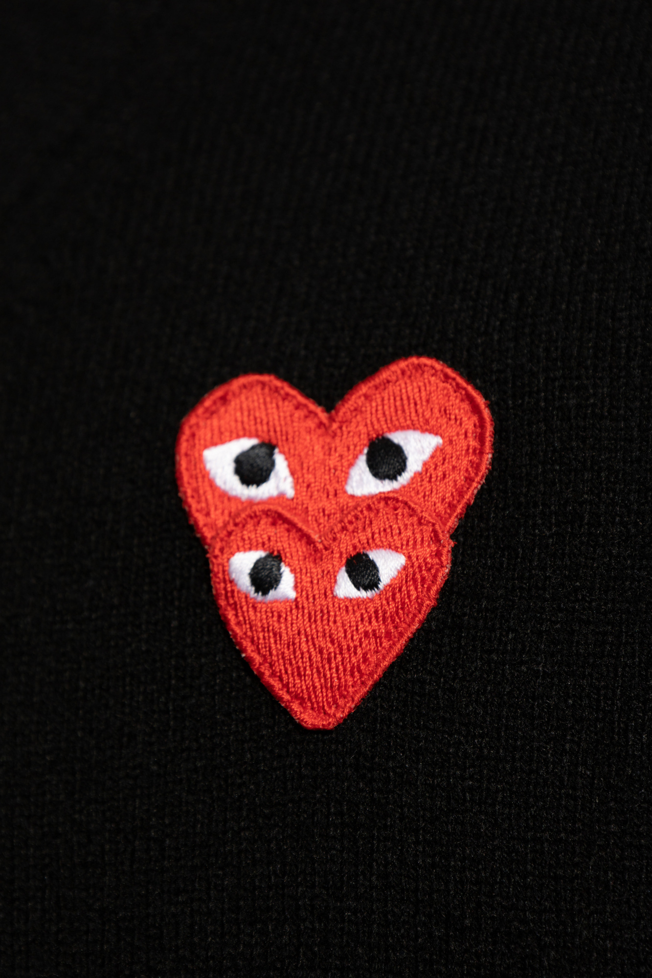 Comme des Garçons Play logo-print sweater with logo