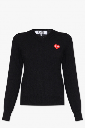 Wool sweater with logo od Comme des Garçons Play