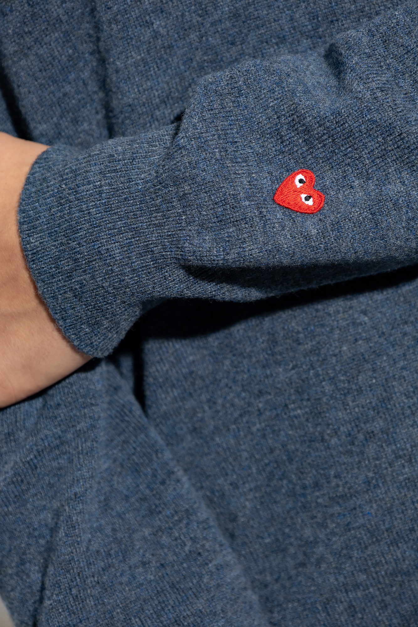 Comme des Garçons Play Wool sweater with logo