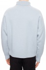 Ami Alexandre Mattiussi GREY Merino wool turtleneck sweater
