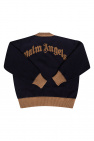 Palm Angels Kids Cardigan with icon