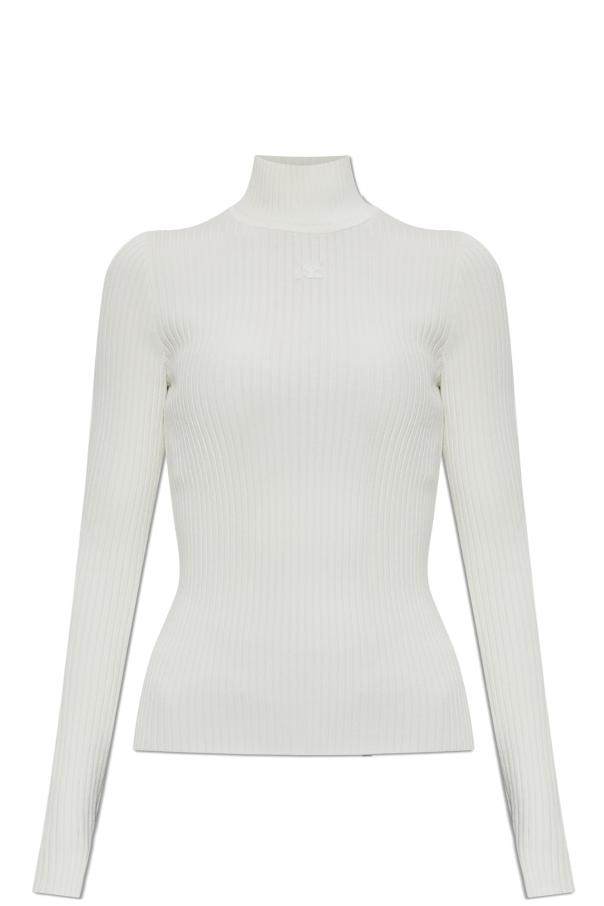 Turtleneck with logo od Courrèges