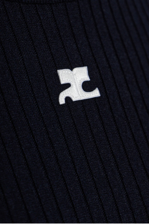 Courrèges Ribbed turtleneck top