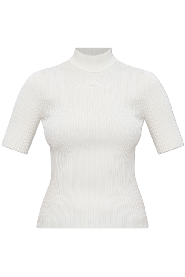 Top with a stand-up collar od Courrèges