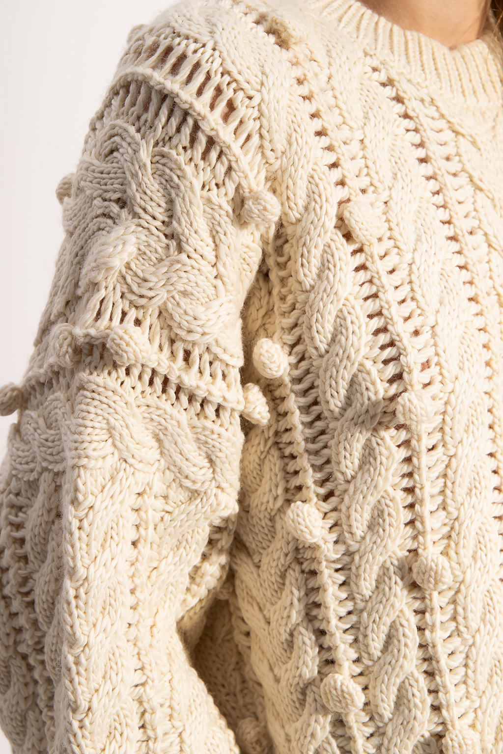Louis Vuitton Crochet Knit Cropped Cardigan