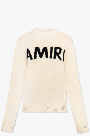 Sweater with vintage effect od Amiri