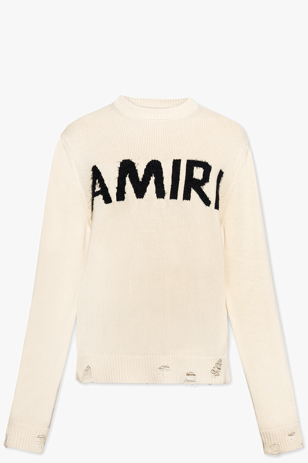 Amiri sweater Fiorucci with vintage effect