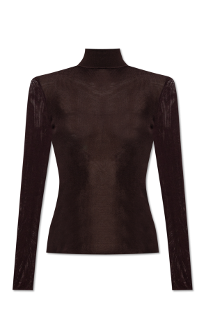 Slightly transparent turtleneck