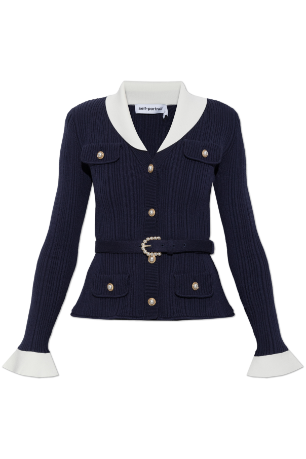 Cardigan with belt od Self-Portrait