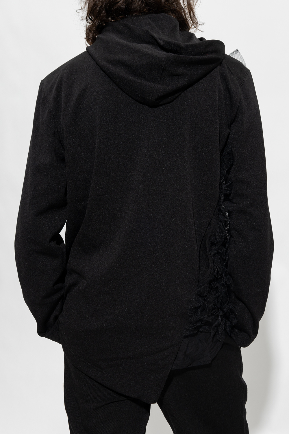 Comme des Garçons Homme Plus Ruffled hoodie