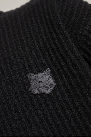 Maison Kitsuné Ribbed sweater with logo