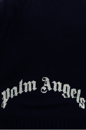Palm Angels Hummel schwarz-graues t-shirt